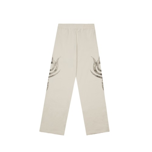 Balenciaga New Couple Gradient Totem Printed Casual Pants