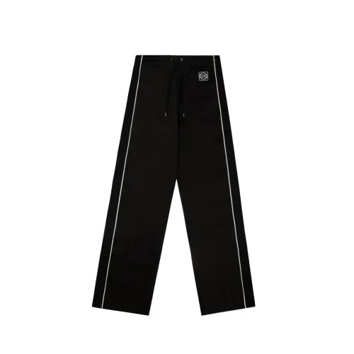 Loewe New Couple Embroidered Logo Ribbon Casual Pants