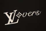 Louis Vuitton Classic Floral Embroidery Pattern Casual Zipper Hoodie Set