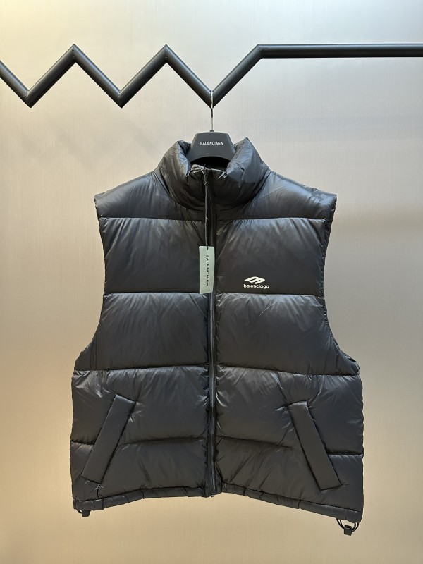 Balenciaga Classic Versatile Stand Collar Skiing Down Vest