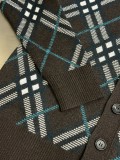 Burberry New Classic Checkered Jacquard Wool Cardigan Jacket