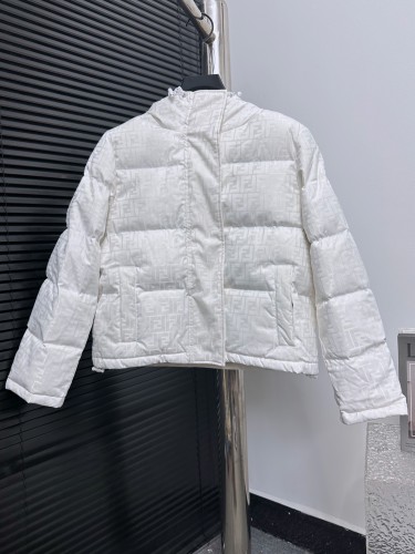 Fendi New Couple FF Jacquard Down Jacket