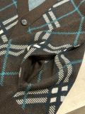 Burberry New Classic Checkered Jacquard Wool Cardigan Jacket