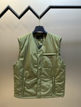 Prada New Classic Versatile Regenerated Nylon Lightweight Cotton Jacket Vest