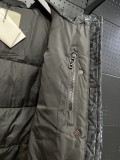 Fendi New Full Dark Pattern Double F Hooded Down Jacket