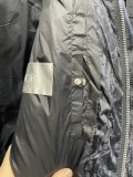 Dior Classic Couple 3D Dark Pattern Vintage Stand Up Collar Down Jacket