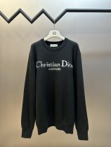 Dior New Fashion Logo Letter Jacquard Casual Round Neck Knitted Sweater