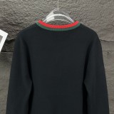 Gucci New Classic Couple Embroidered Logo Round Neck Sweater