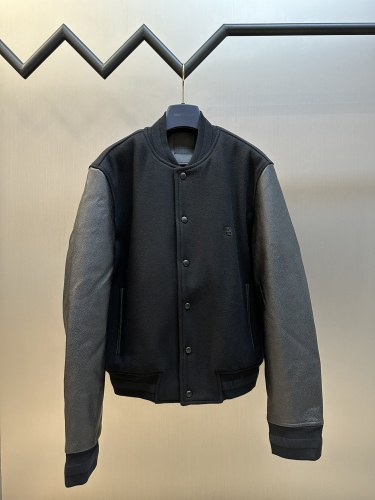 Givenchy Classic 4G Logo Wool Splicing Baseball Jacket