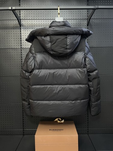 Burberry Classic Hooded Shorts Down Jacket Unisex Detachable Sleeve Casual Down Jacket