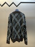 Burberry New Classic Checkered Jacquard Wool Cardigan Jacket