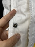 Fendi New Full Dark Pattern Double F Hooded Down Jacket