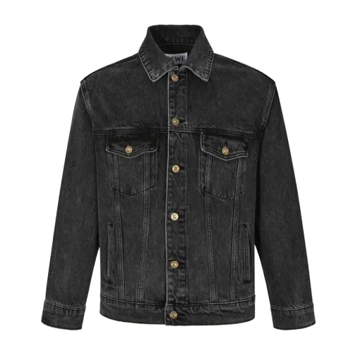 Loewe Classic Retro Embroidered Logo Cowboy Jacket