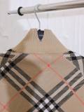 Burberry Couple New Classic Checkered Cashmere Zipper Sweater Jacket