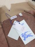 Burberry Couple New Classic Checkered Cashmere Zipper Sweater Jacket