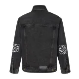 Loewe Classic Retro Embroidered Logo Cowboy Jacket