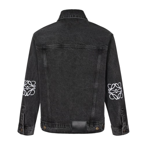 Loewe Classic Retro Embroidered Logo Cowboy Jacket