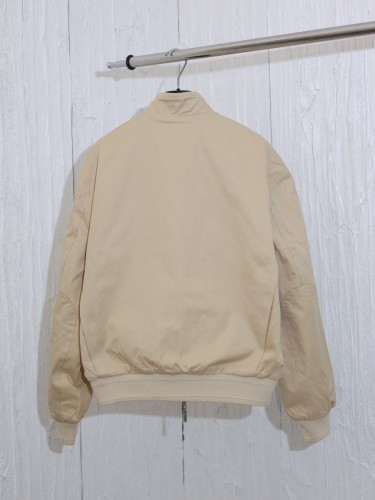 Dior Classic Letter Logo Grid Embroidered Casual Two Sided Baseball Jacket
