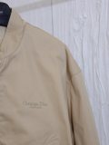 Dior Classic Letter Logo Grid Embroidered Casual Two Sided Baseball Jacket