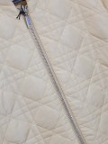Dior Classic Letter Logo Grid Embroidered Casual Two Sided Baseball Jacket