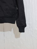 Dior Classic Letter Logo Grid Embroidered Casual Two Sided Baseball Jacket