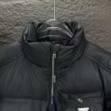 Prada New Couple Classic Versatile Stand Up Down Jacket