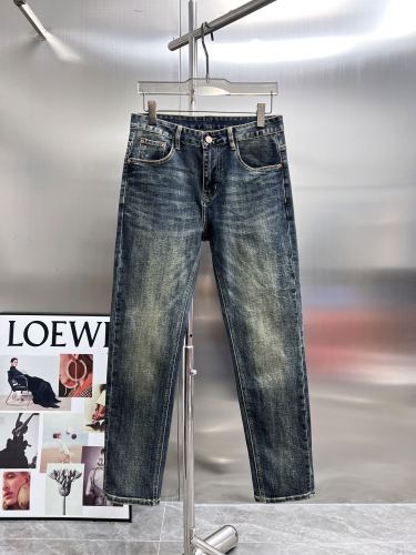 Gucci New Couple High Street Washed Jeans