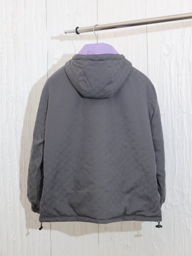 Gucci New Couple Double Sided Wearable Jacquard Zipper Jacket