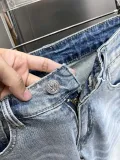Chrome Hearts New Versatile Patchwork Embroidered Cross Jeans