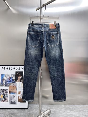 Balenciaga New Couple High Street Washed Jeans