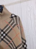 Burberry Couple New Classic Checkered Cashmere Zipper Sweater Jacket