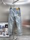 Chrome Hearts New Versatile Patchwork Embroidered Cross Jeans