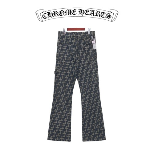 Chrome Hearts Fashion Full Print Cross Jacquard Micro La Jean