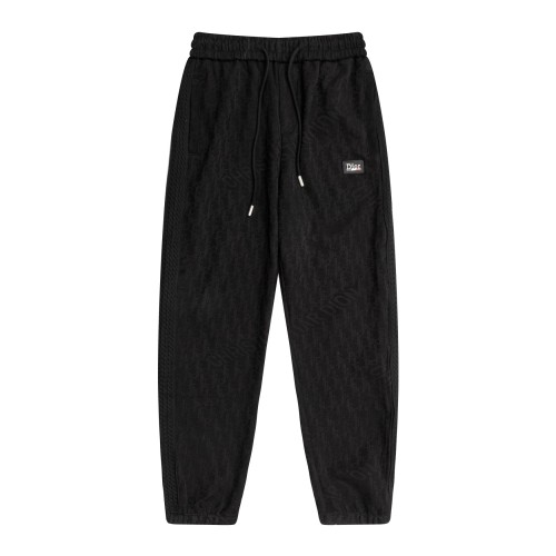 Dior Classic Ribbon Splicing Logo Casual Sports Leggings