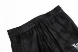 Louis Vuitton Unisex Classic Embroidered Logo Wash Wide Leg Pants
