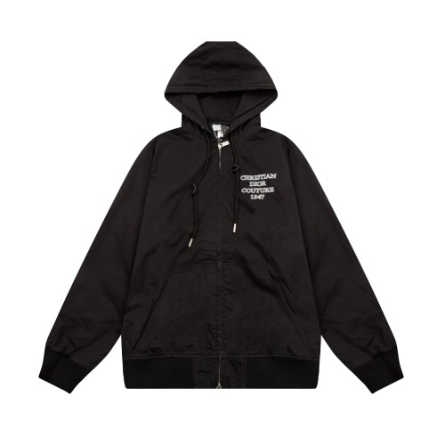 Dior Classic Embroidered Letter Casual Baseball Jacket