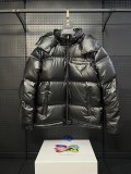 Prada Classic Minimally Pressed Short Down Jacket