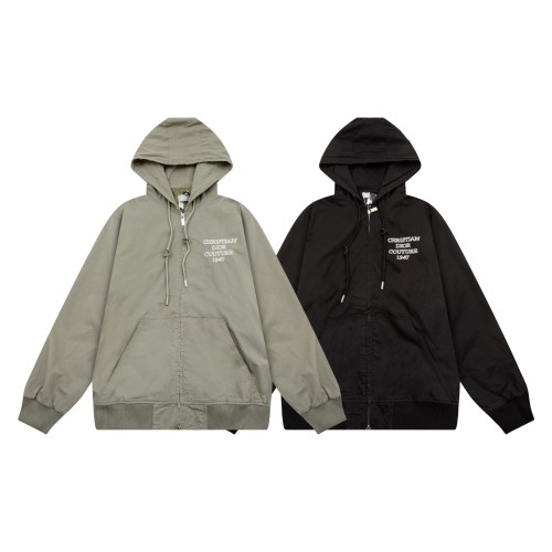 Dior Classic Embroidered Letter Casual Baseball Jacket
