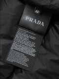 Prada Classic Home Triangle Label Hooded Short Down Jacket