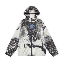 Louis Vuitton High Street Full Dark Logo Hooded Windproof Jacket