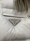 Prada Classic Minimally Pressed Short Down Jacket