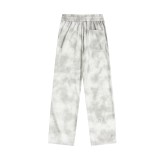 Louis Vuitton Unisex Classic Embroidered Logo Wash Wide Leg Pants