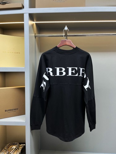Burberry Classic Back Letter Back Back Kill Round Neck Thin Hoodie