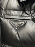 Prada Classic Minimally Pressed Short Down Jacket