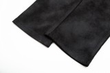 Louis Vuitton Unisex Classic Embroidered Logo Wash Wide Leg Pants
