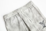 Louis Vuitton Unisex Classic Embroidered Logo Wash Wide Leg Pants