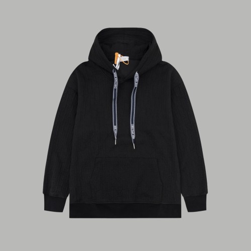 Dior Classic Logo Jacquard Hoodie Couple Casual Loose Sweatshirt