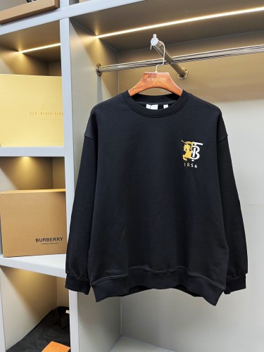 Burberry Classic Embroidered Logo Combination Hoodie Couple Casual Sweatshirt