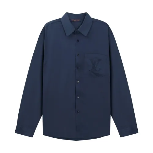 Louis Vuitton Classic Pocket Letter Embroidered Pattern Shirt