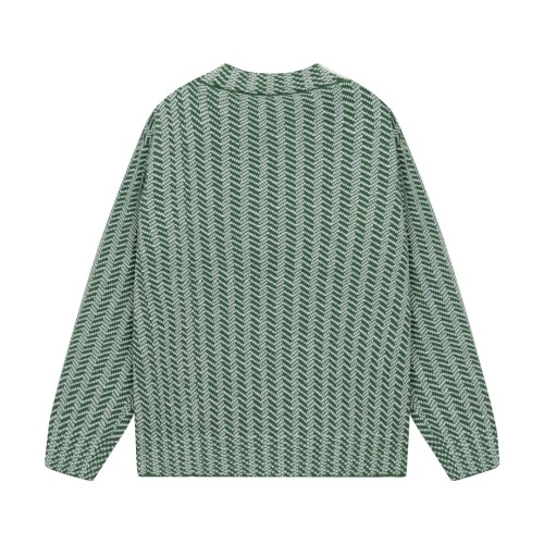 Prada New Fashion Triangle Logo Pattern Jacquard Sweater